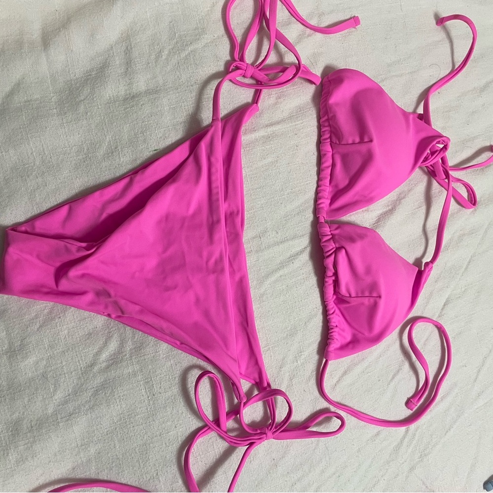SHEIN Pink Bikini Set